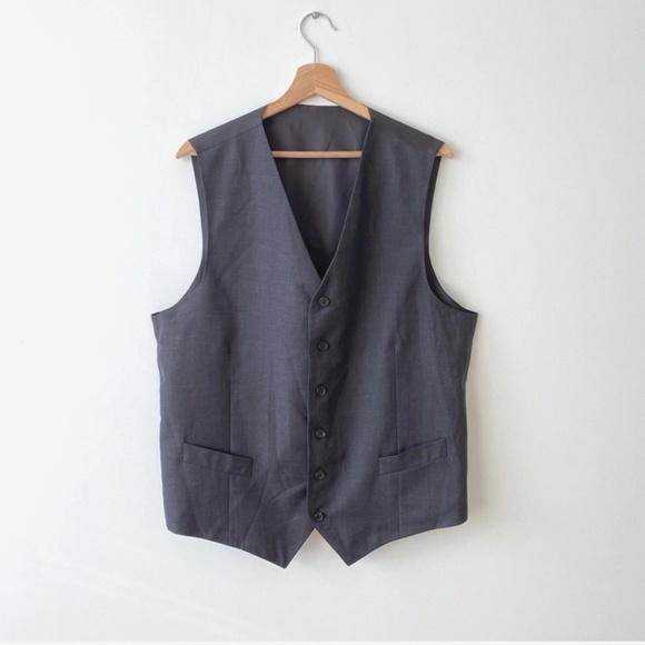 HUGO BOSS Men’s Suit Vest – Tailored Fit (42R / EU 52) - Picture 9 of 11